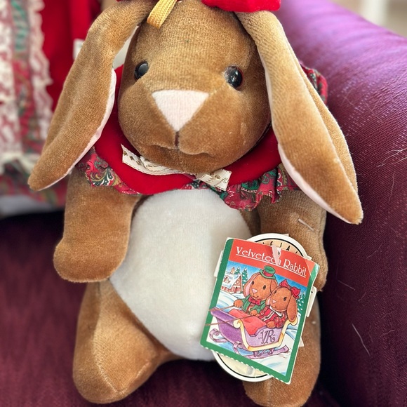 1985 Velveteen Rabbit plush animal set - Picture 3 of 6